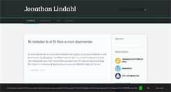 Desktop Screenshot of jonathanlindahl.dk