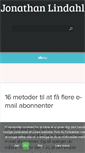 Mobile Screenshot of jonathanlindahl.dk